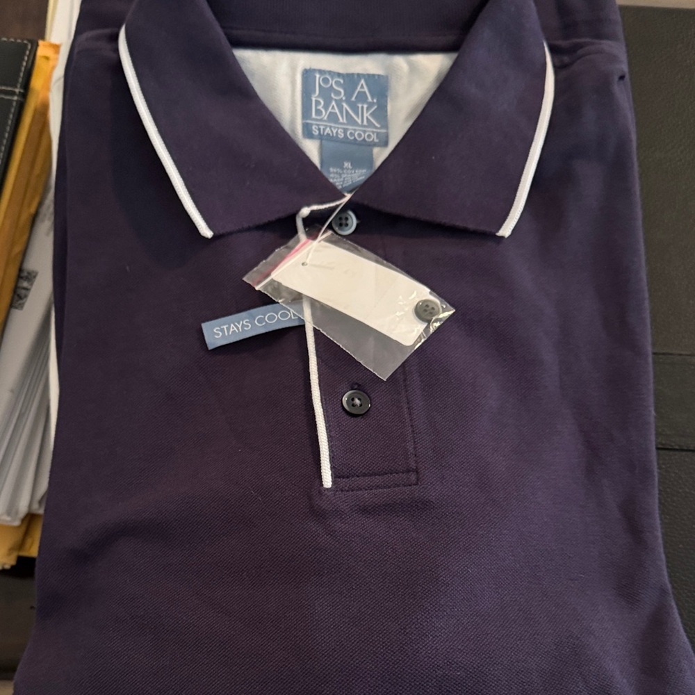 Jos. A. Bank Men's Dark Purple Polo Shirt